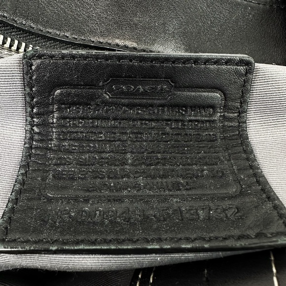 Coach Black Leather Soho Tote Shoulder Bag - Picture 8 of 11